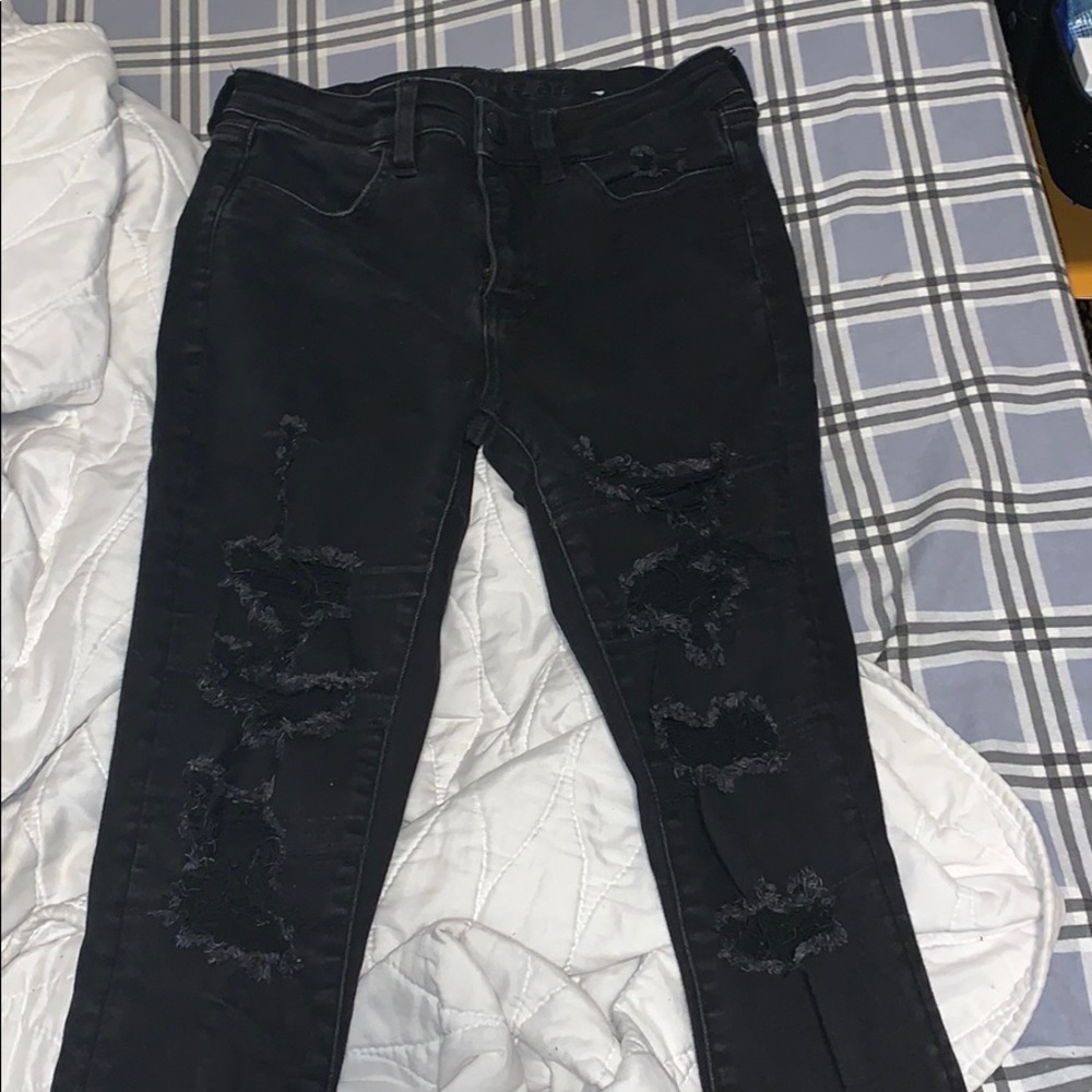 Ripped American eagle jeans